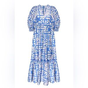 Hunter Bell Palmer Dress, Cobblestone Blue